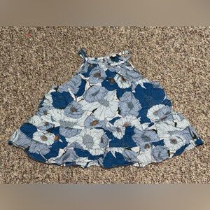 Women’s size medium LOFT tank top Floral Top summer boho cute beach shirt